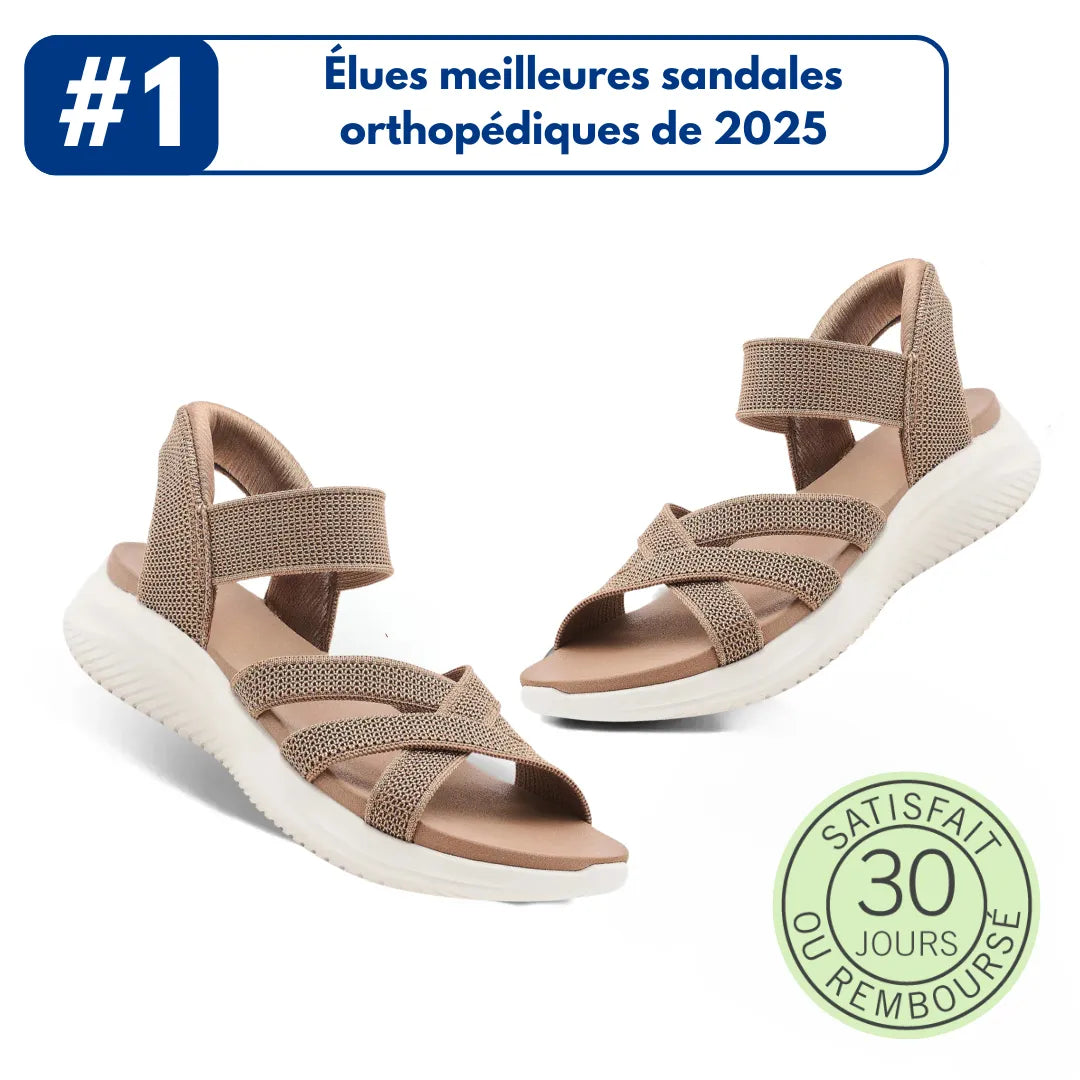 ErgoLina™ - Sandales à confort orthopédique pour femme